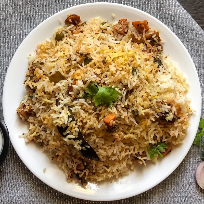 Biryani with shami